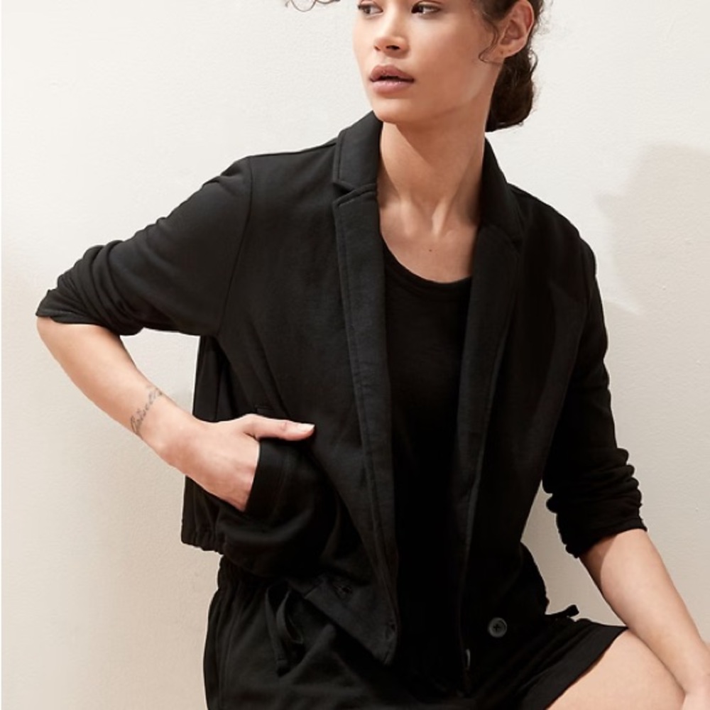 Banana Republic Classic Black Women's Blazer NEW w Tags